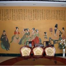 让家居奢华起来——丝绸手绘墙纸