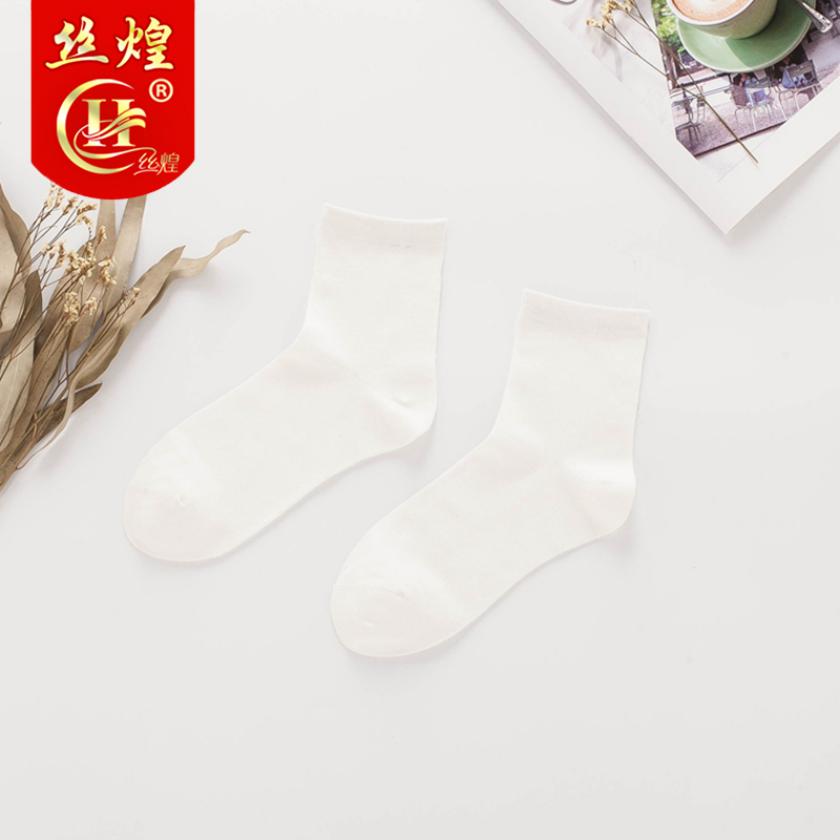 女士中筒款桑蚕丝袜子