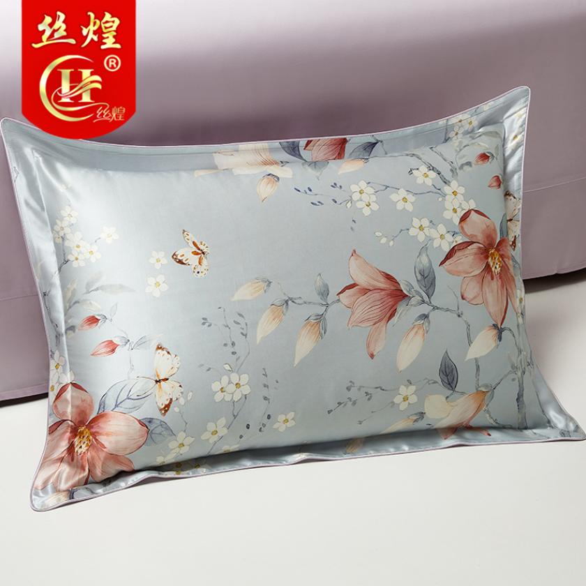 16姆米喷绘真丝枕套