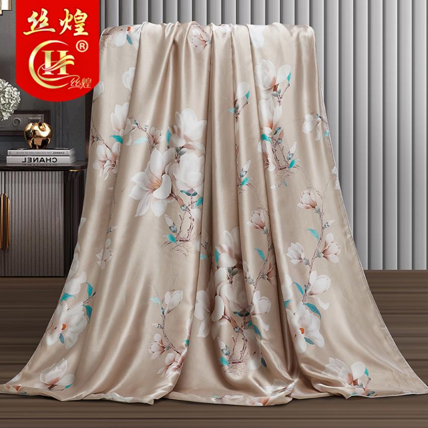 16姆米喷绘真丝被套