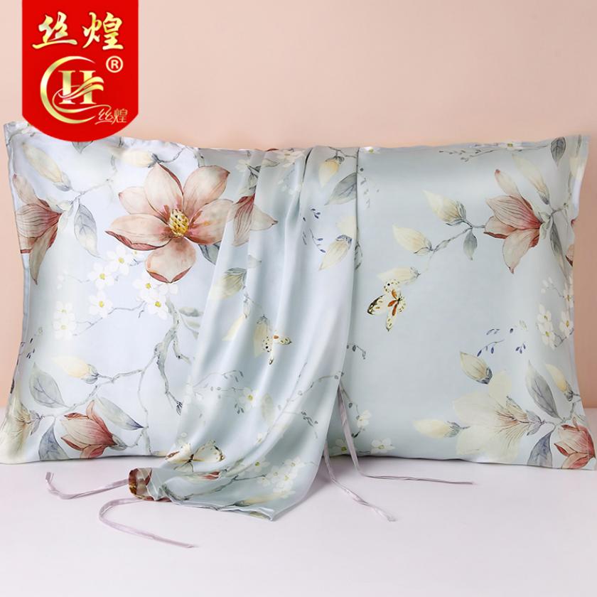 16姆米印花真丝枕巾