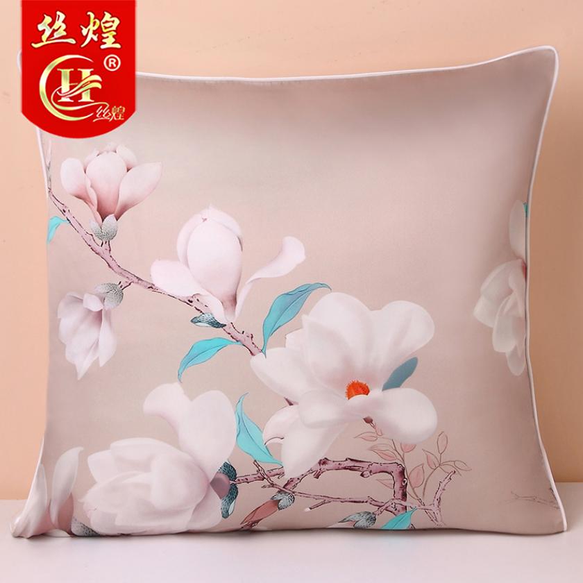 16姆米单面真丝靠枕套