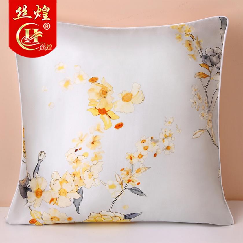 16姆米单面真丝靠枕套