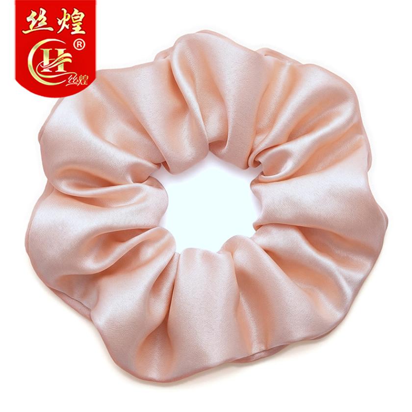 25姆纯色真丝大肠发圈