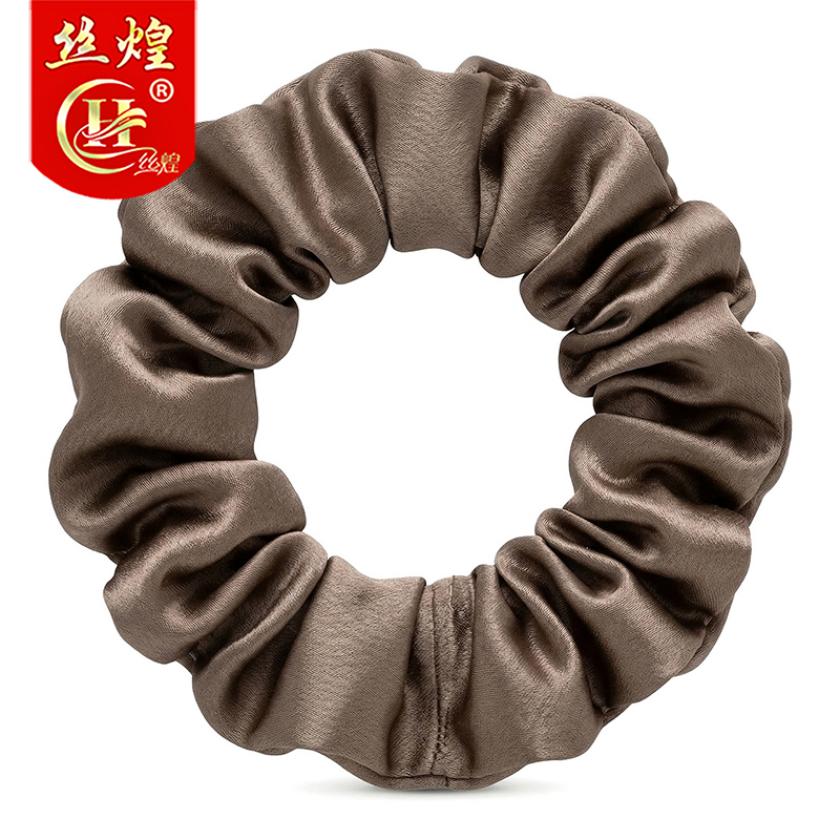 25姆纯色真丝大肠发圈