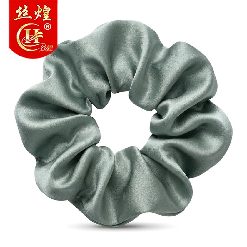 25姆纯色真丝大肠发圈