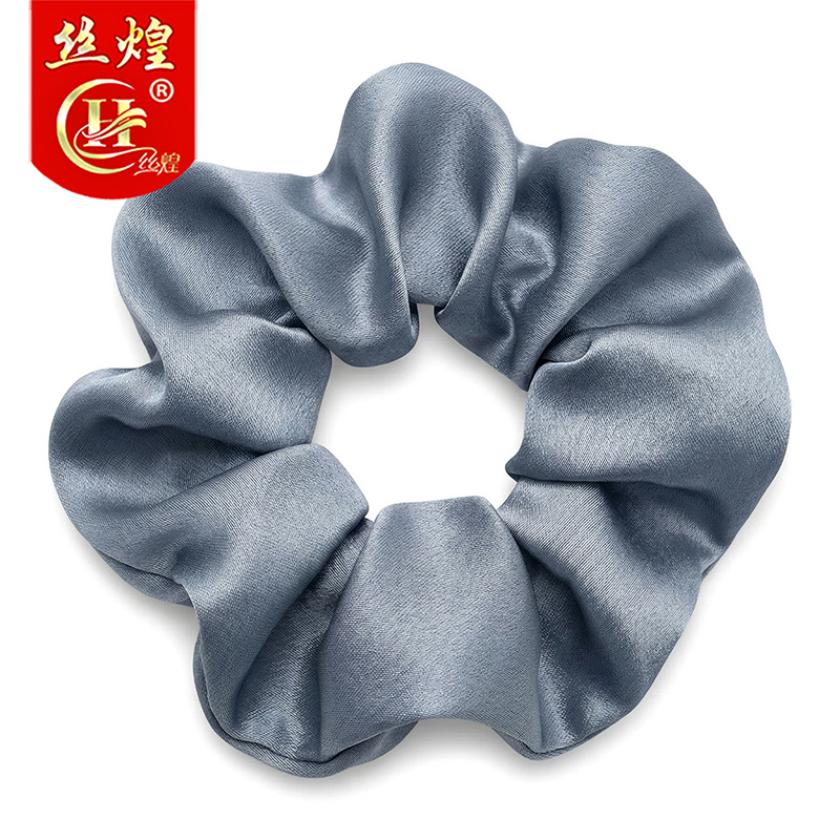 25姆纯色真丝大肠发圈