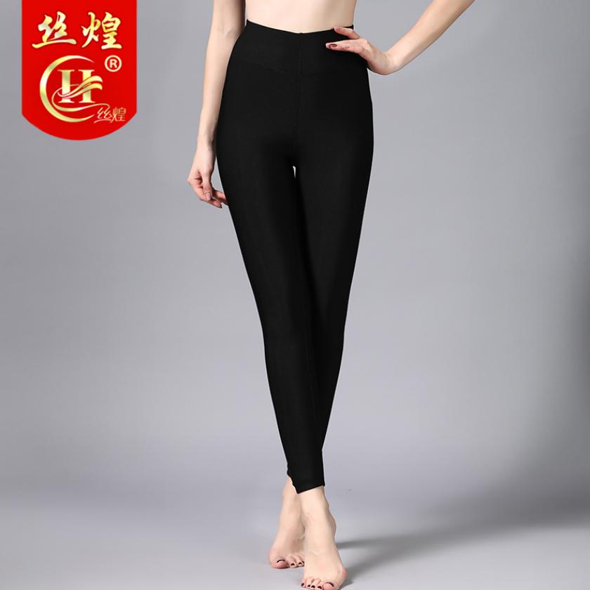 女光面蚕丝保暖裤加绒