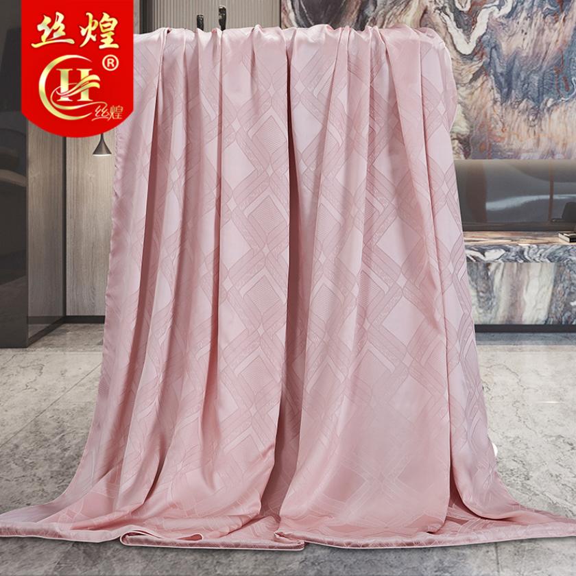 16姆米提花真丝被套