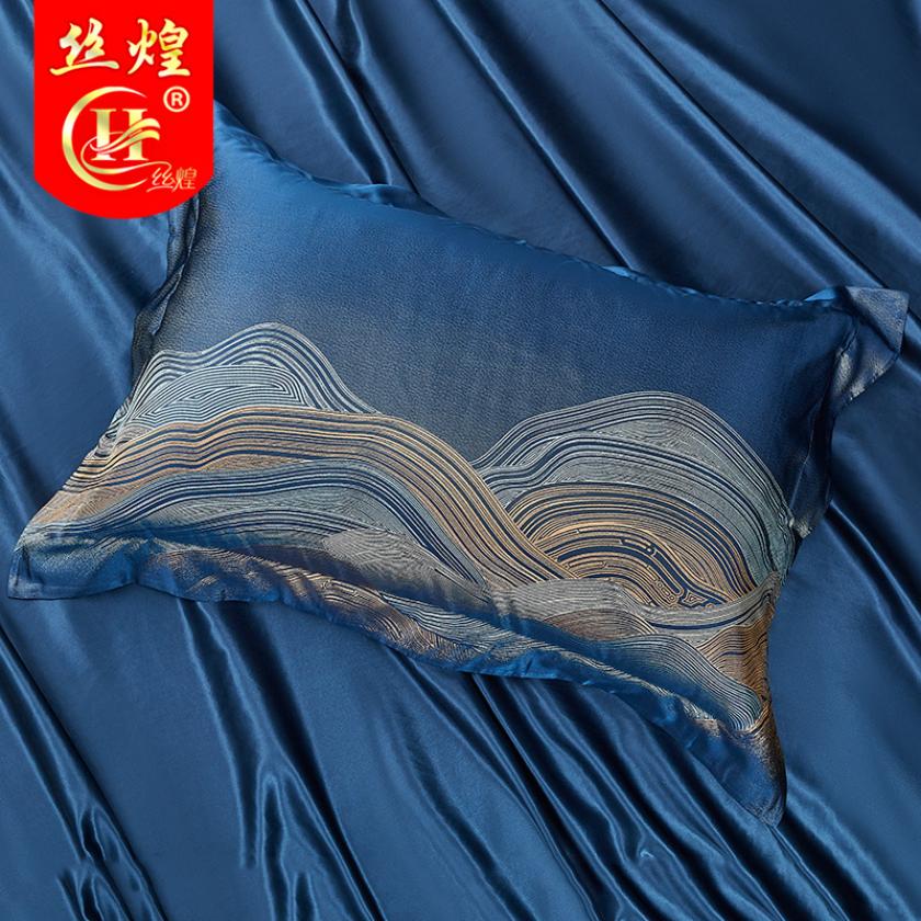 26姆米真丝色织枕套