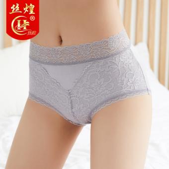 中腰收腹女桑蚕丝内裤