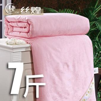 一等品提花纯蚕丝被7斤