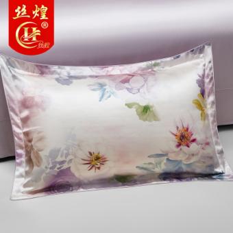 16姆宽边单面真丝枕套