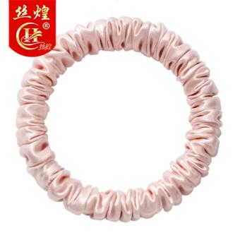 25姆纯色真丝细绳发圈