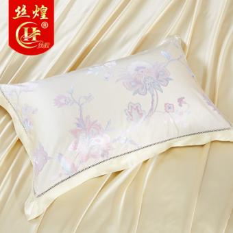 29姆米色织真丝枕套