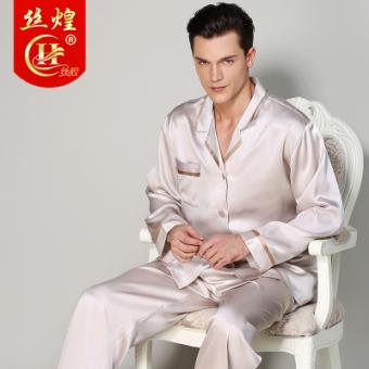 22姆男士重磅真丝睡衣