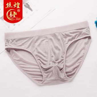 男士轻薄桑蚕丝三角裤