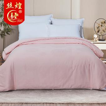 优等品提花纯蚕丝被7斤