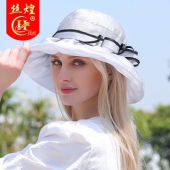 防紫外线真丝遮阳女帽